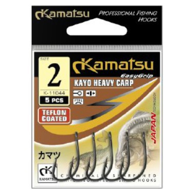 2 X KAMATSU TEAM CARP KOI BARI LEADER, GANCI CARPA, MONTAGGIO RIG - Foto 5