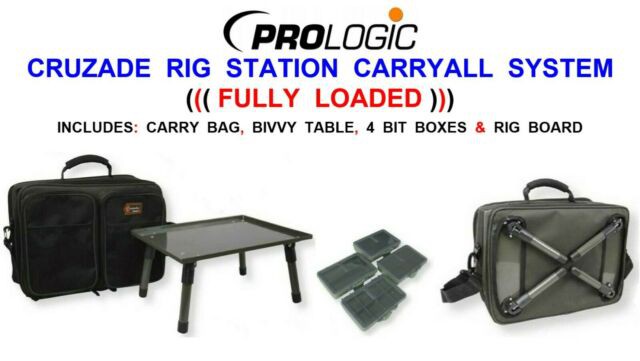 Borsa Pesca Prologic Cruzade Rig Station 36x28x21 Cm – Con Tavolo E Box Rimovibile