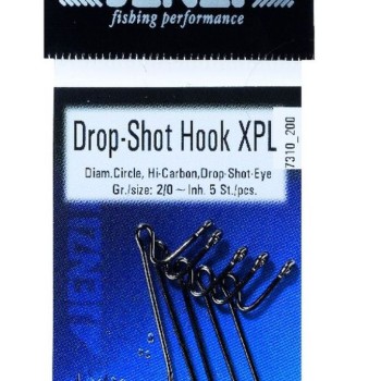 Plombs Drop Shot Jenzi - Longs Avec Tourbillon - 20 G - Lot De 5
