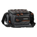 Savage Gear System Box Bag - Lightweight Shoulder Bag For Mobile Anglers - Includes 3 Bait Boxes, Ergonomic Carry Strap, UV-Protected Storage - Ideal For Smaller Baits And Rigs Large